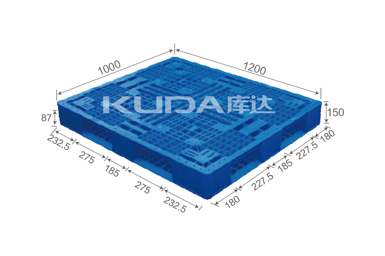 1210C网格田字塑料托盘