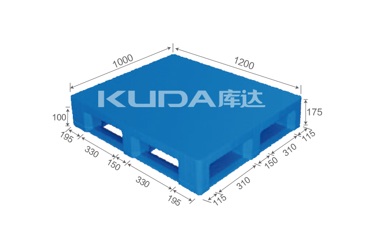 1210D平板田字塑料托盘