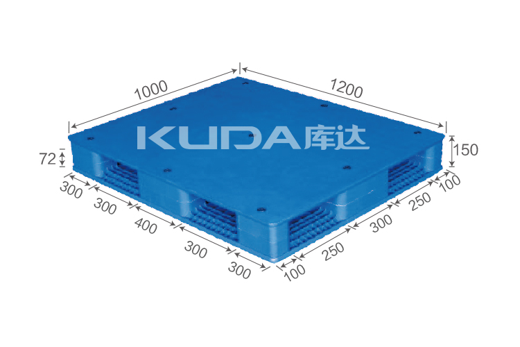 1210A平板双面塑料托盘